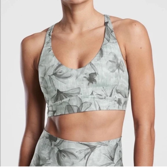 Athleta Solace Printed Bra A-C - Picture 1 of 4